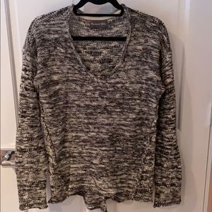 Black and white sweater